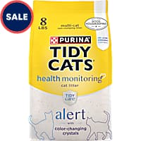 Purina Tidy Cats Tidy Care Alert Cat Health Monitoring Unscented Non Clumping with Silica Crystals Cat Litter