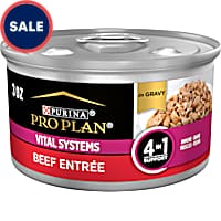 Purina Pro Plan Specialized Vital Systems Beef Entree in Gravy 4-in-1 Support Wet Cat Food
