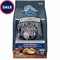 Blue Buffalo Wilderness Natural High-Protein Chicken Recipe Dry Food for Adult Dogs