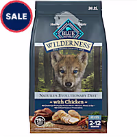 Blue Buffalo Wilderness High-Protein Chicken Recipe Natural Dry Food for Puppies