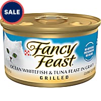 Fancy Feast Grilled Ocean Whitefish and Tuna Feast in Wet Cat Food Gravy