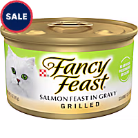 Fancy Feast Grilled Salmon Feast in Wet Cat Food Gravy