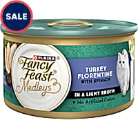Fancy Feast Medleys Turkey Florentine with Spinach in a Light Broth Wet Cat Food
