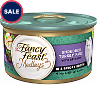 Fancy Feast Medleys Shredded Turkey Fare With Spinach in a Savory Broth Wet Cat Food