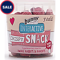 Bunny Nature Crispy Snack Craker Beetroot Supplementary Dry Rabbit & Rodent Food