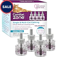 Comfort Zone Single & Multi-Cat Calming Diffuser Refills for A Soothing Home