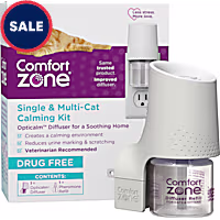 Comfort Zone Opticalm Diffuser for A Soothing Home Single & Multi-Cat Calming Kit