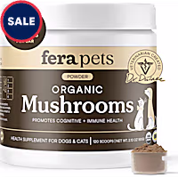 Fera Pets USDA Organic Mushrooms Immune Support for Dogs & Cats
