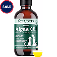 Fera Pets Omega-3s Algae Oil Vegan Supplement for Dogs & Cats