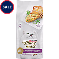 Fancy Feast with Savory Chicken and Turkey Dry Cat Food