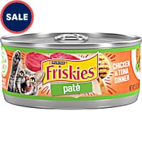 Purina Friskies Chicken and Tuna Dinner Wet Cat Food Pate