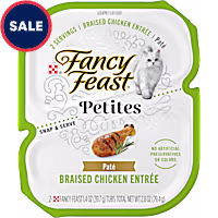 Fancy Feast Petites Gourmet Petites Braised Chicken Entree Pate Wet Cat Food