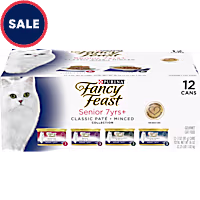 Fancy Feast High Protein Senior 7+ Chicken, Beef & Tuna Wet Cat Food Variety Pack