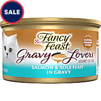Fancy Feast Gravy Lovers Salmon and Sole Feast Grilled Gourmet in Wet Cat Food Gravy