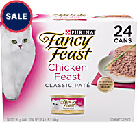 Fancy Feast Grain Free Chicken Feast Classic Pate Collection Wet Cat Food Multi-Pack