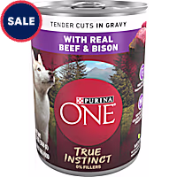 Purina ONE High Protein True Instinct Tender Cuts in Dog Food Gravy With Real Beef and Bison Wet Dog Food