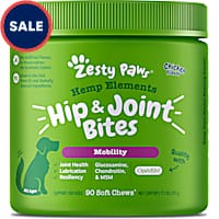 Zesty Paws Hemp Chicken Elements Hip & Joint Bites for Dogs
