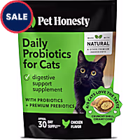 Pet Honesty Probiotics Gut + Immune Health Supplement for Cats