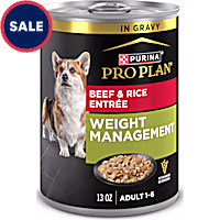 Purina Pro Plan Weight Management Wet Dog Food Beef and Rice Entree in Gravy