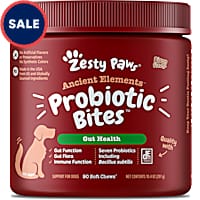 Zesty Paws Bison Ancient Elements Probiotic Bites for Dogs