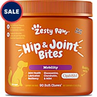Zesty Paws Bacon Hip & Joint Bites for Dogs