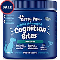 Zesty Paws Chicken Senior Advanced Cognition Bites for Dogs