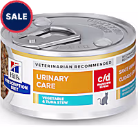Hill's Prescription Diet c/d Multicare Stress Urinary Care Vegetable & Tuna Stew Wet Cat Food
