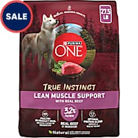 Purina One True Instinct Lean Muscle Support with Real Beef Natural High Protein Dry Dog Food