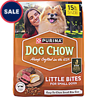 Purina Dog Chow Little Bites with Real Chicken and Beef Small Breed Dry Dog Food