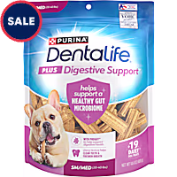DentaLife Plus Digestive Support Chicken & Pumpkin Flavor Dog Treats for Small and Medium Dogs 20-40 lbs.