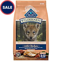 Blue Buffalo Wilderness High-Protein Chicken Dry Dog Food for Large Breed Puppies