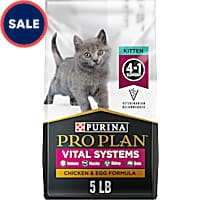 Purina Pro Plan Vital Systems Chicken & Egg Formula 4-in-1 Dry Kitten Food