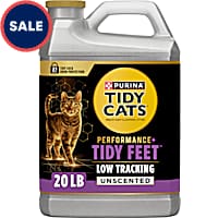 Purina Tidy Cats Tidy Feet Clumping Unscented Low Tracking Cat Litter with Odor Control for Clean Paws