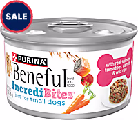 Purina Beneful IncrediBites with Real Salmon Gravy Small Breed Wet Dog Food