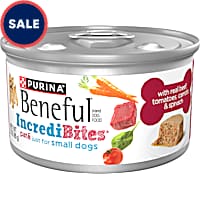 Purina Beneful Small Breed High Protein Wet Dog Food, Incredibites Pate with Real Beef Recipe