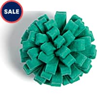 Jupiter Bright Teal Pom Ball Cat Toy