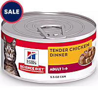 Hill's Science Diet Adult Tender Chicken Dinner Canned Wet Cat Food