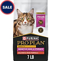 Purina Pro Plan Sensitive Skin and Stomach Salmon and Rice Formula Senior Cat Food