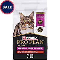 Purina Pro Plan Sensitive Skin and Stomach Salmon and Rice Formula Adult Cat Food
