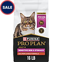Purina Pro Plan Stomach Sensitive Salmon and Rice Formula Dry Cat Food