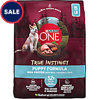 Purina ONE True Instinct Natural Puppy Food with Real Chicken and Duck High Protein Added Vitamins and Minerals