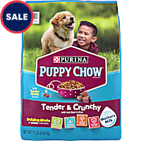 Purina Puppy Chow High Protein Tender & Crunchy with Real Beef Dry Puppy Food