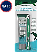 Vet's Best Enzymatic Toothbrush Adult Dental Kit for Dogs