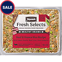 Merrick Fresh Selects Natural Human Grade Beef and Brown Rice Fresh Frozen Adult Dog Food