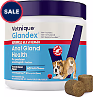 Vetnique Labs Glandex Advanced Vet Strength Anal Gland Duck & Bacon Flavor Soft Chews for Dogs