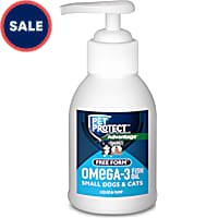 Pet Protect from the Makers of Advantage Omega3 Liquid for Small Dogs & Cats