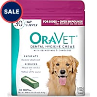 ORAVET Dental Hygiene Chews for Dogs over 50 lbs.