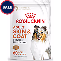 Royal Canin Skin & Coat Dog Supplement Soft Chews for Adult Dogs