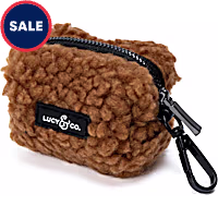 Lucy & Co. The Cinnamon Teddy Poop Bag Holder for Dogs