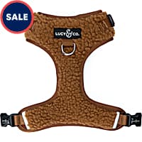 Lucy & Co. The Cinnamon Teddy Fleece No-Pull Dog Harness
